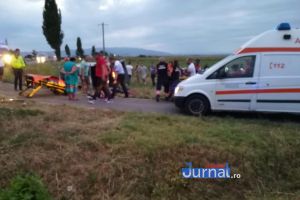 2 răniţi grav şi 3 răniţi uşor în accidentul de lângă Tişiţa. Cum s-a răsturnat microbuzul