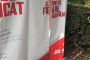 FOTO Incident, azi-noapte, în Piaţa Dacia! Cortul PSD a fost distrus
