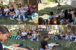 FOTO/VIDEO| ȘTIREA TA: Copiii de grădiniţă ciulesc urechile la poveştile educative. O activitate interesantă desfăşurată de Grădiniţa nr. 9 din Alba Iulia
