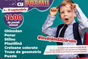 Ghiozdanul cu premii, la Shopping City Suceava