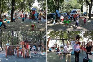 FOTO/VIDEO. Un nou loc de joacă în municipiul Satu Mare. A fost inaugurat astăzi