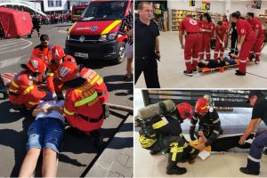 FOTO. EXERCIȚIU. Zeci de răniţi şi patru morţi la mall-ul NEPI. A fost activat Planul Roşu de Intervenţie
