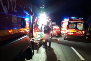 Accident la Tiha Bârgăului. Bărbat de 75 de ani, transportat la spital (FOTO)