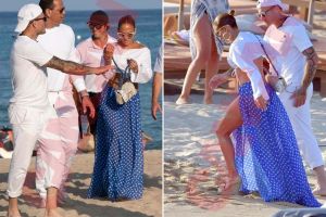 Un orădean a fost fotografiat pe plaja din Saint Tropez cu Jennifer Lopez! Cine e bărbatul (FOTO)