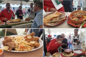 FOTO/VIDEO. Bătălii culinare la Vetiş Fish Fest. Atmosferă de zile mari la primul festival pescăresc din Satu Mare