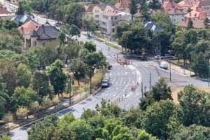 S-a deschis traficul în zona centrală pe axa nord-sud. Se mai lucrează în spatele Parcului Civic