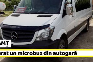 NEAMȚ: A furat un microbuz din autogară