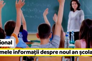 Naţional: Mâine începe şcoala! Ultimele informaţii despre noul an şcolar
