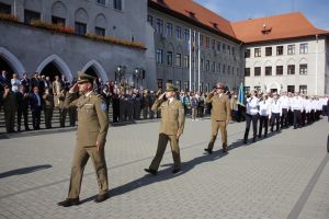 Prima defilare în uniforma militară pentru cei 120 de boboci ai Colegiului Militar din Câmpulung