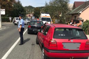 Trei maşini, implicate într-un accident la Năsăud