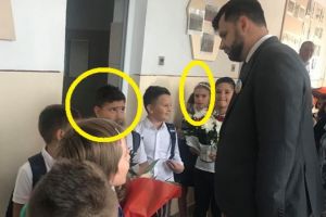 Dobre, de ce sperii copiii? Aparitie deazstruoasa a primarului, in prima zi de scoala