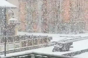VIDEO Vreme extremă – În Italia a început să ningă
