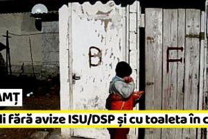 NEAMȚ: Școli fără avize şi cu toaleta în curte (VIDEO – conferinţă de presă)
