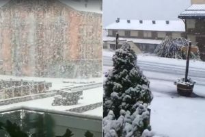 FOTO/VIDEO: Vreme extremă în mai multe zone din Europa. Ninsoare în Italia, la începutul lunii septembrie