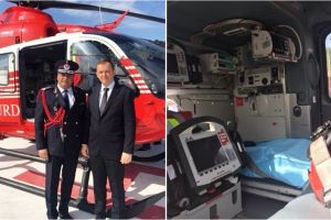 FOTO. Elicopterul SMURD de la Jibou, operaţional de astăzi. Va deservi şi judeţul Satu Mare