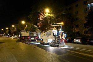 Trafic oprit, in intersectia dintre strada Soveja si bulevardul Tomis, pentru lucrari de asfaltare