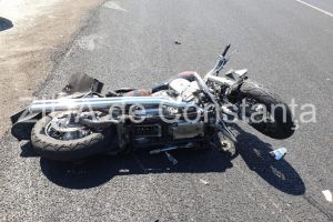 Motociclist, prins fara permis de conducere, la Eforie Sud