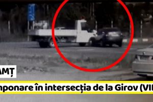 NEAMȚ: Tamponare în intersecţia de la Girov (VIDEO)