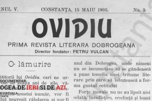 #citesteDobrogea:  Poezia satului dobrogean, evocata in revista  Ovidiu“ de un indragostit fugit sa-si uite dorul