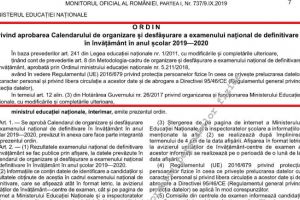  Este oficial. Ultimul ordin al ministrului educatiei si invatamantului. La ce se refera. Pentru cine a fost emis 