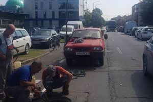 Firma care execută lucrări în centrul Aradului, SANCȚIONATĂ