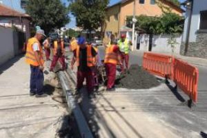 Primaria Constanta: Se lucreaza intens la reabilitarea trotuarelor din oras