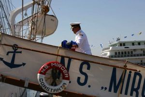 Doua zile de istorie in Braila, la bordul navei-scoala “Mircea”