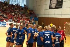 Handbal feminin: CS Minaur s-a batut cu CSM Bucuresti, dar n-a putut obtine mai mult