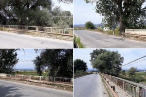 FOTO/ȘTIREA TA: Podul ce leagă Ciumbrudul de Aiud, într-o condiţie precară: parapeţi lipsă, marcaj rutier inexistent, trotuar inaccesibil şi siguranţă zero