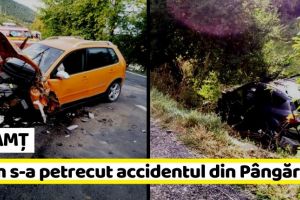 NEAMȚ: Coliziune între 3 maşini, soldată cu 3 victime (FOTO)