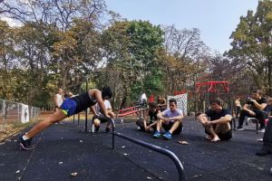 Sport în parcuri: Prima competiţie de Calisthenics din Oradea (FOTO)