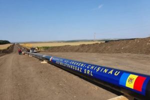 Se lucrează intens pe şantierul gazoductului Ungheni-Chişinău