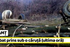 NEAMȚ: Intervenţie pentru salvarea unui bărbat prins sub o căruţă (ultima oră)
