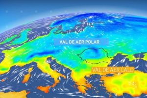Val de aer polar peste România. Vremea se răceşte dramatic 