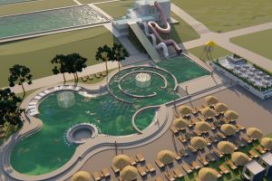 FOTO. Aquapark modern la Tăşnad. Primele imagini din proiect!