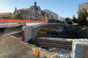 3 în 1 de la Nicolae Robu pentru Timişoara, şi la Podul Dragalina. Noi imagini de pe şantier