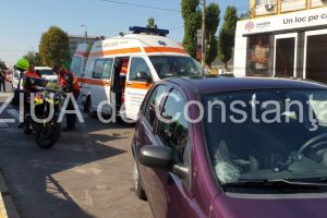 Accident rutier pe strada Dezrobirii din Constanta (galerie foto) 