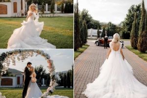 FOTO/VIDEO: Noul videoclip al Andreei Bălan, filmat în Vinţu de Jos. Poze de senzaţie în rochia de mireasă, alături de soţul ei