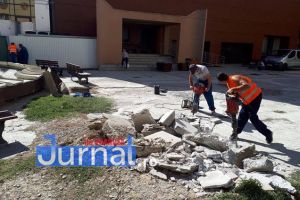 FOTO: Au început lucrările la piaţeta de lângă Balada