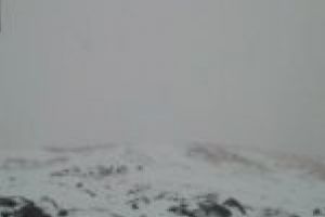 Ninge în Caraş-Severin! Zăpadă de câţiva centimetri! [FOTO]