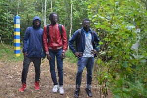 Migranţi din Africa de Vest, reţinuţi de lucrătorii de la graniţă, la Straja
