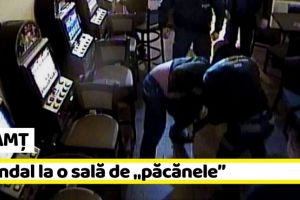 NEAMȚ: Scandal la o sală de „păcănele” din Roman