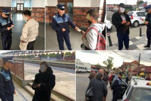 FOTO. RAZIE în staţiile de cale ferată din Alba Iulia, Aiud, Blaj şi Teiuş: 54 de persoane legitimate şi 40 de sancţiuni aplicate de poliţişti