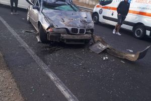 Accident rutier cu victime, la iesirea din Rosiori spre spitalul TBC