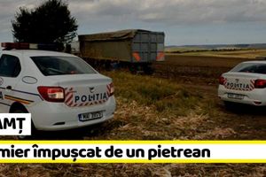 NEAMȚ: Fermier din Vaslui, împuşcat de un bărbat din Piatra-Neamţ
