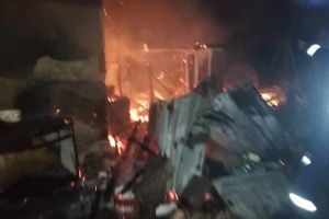 Frigul face pagube! Incendiu devastator într-o localitate din Bihor, provocat de o sobă (FOTO / VIDEO)