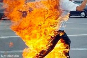 Un bărbat din Ploieşti şi-ar fi dat foc! Zona în care se afla, cuprinsă de incendiu!