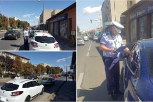 FOTO: Acţiune a poliţiştilor în Alba Iulia şi în localităţile limitrofe. Persoane bănuite de infracţiuni, identificate, zeci de amenzi şi permise reţinute
