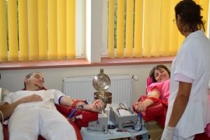 Angajati ai Spitalului de Pneumoftiziologie Baia Mare au donat sange
