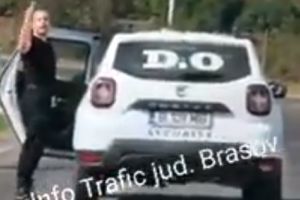 VIDEO- Scandal, în trafic, la Braşov